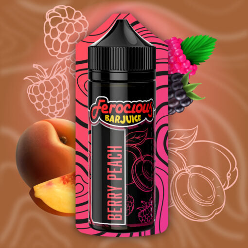 Berry Peach 50/50 | Ferocious E-Liquid (Beeren-Pfirsich)