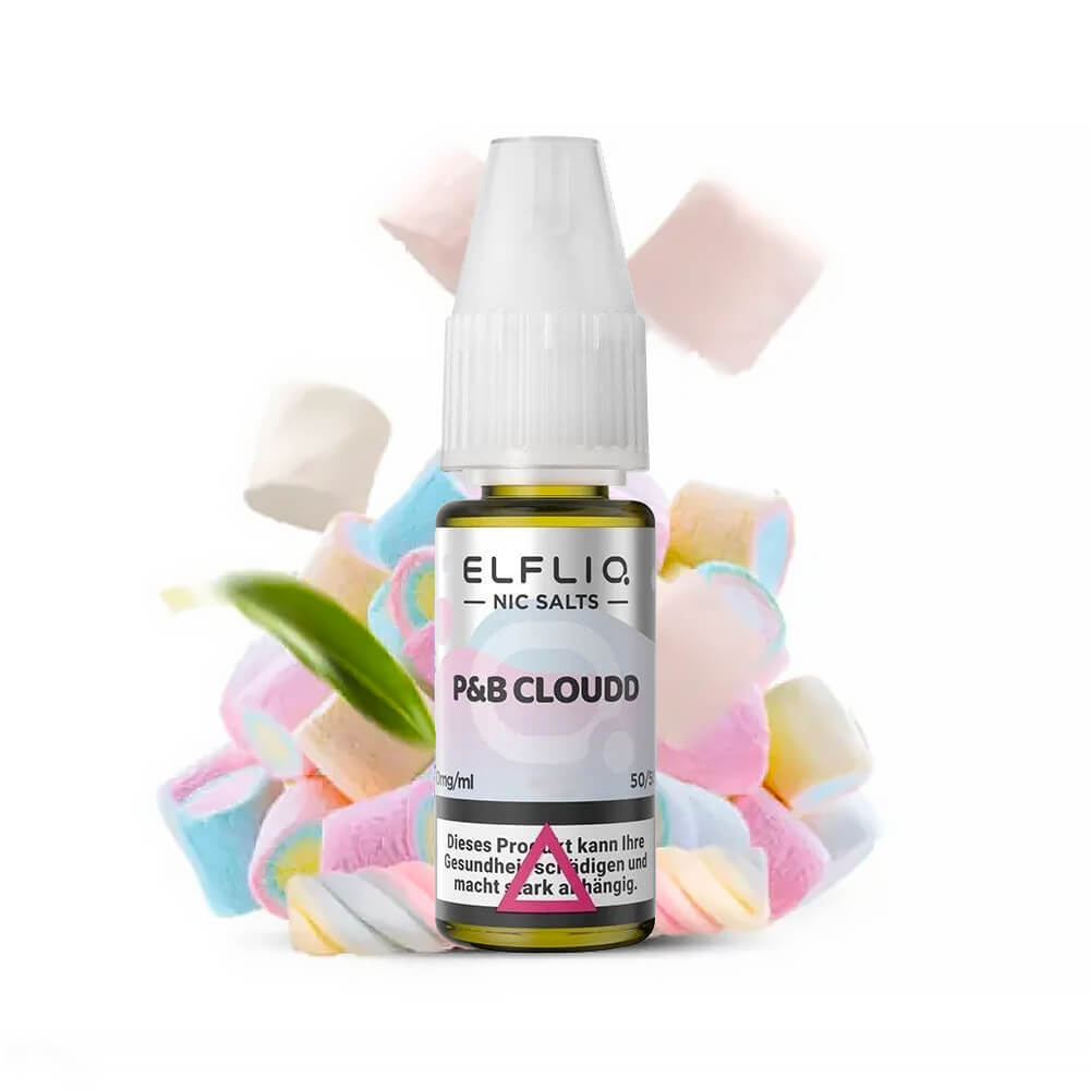 Elf Bar - ElfLiq P&B Cloudd (Cotton Candy Ice) E-Liquid | 50/50 | 20mg |