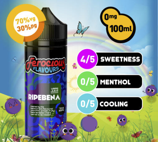 Ripebena 70/30 | Ferocious E-Liquid