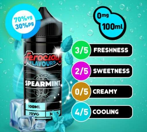 Spearmint 70/30 | Ferocious E-Liquid
