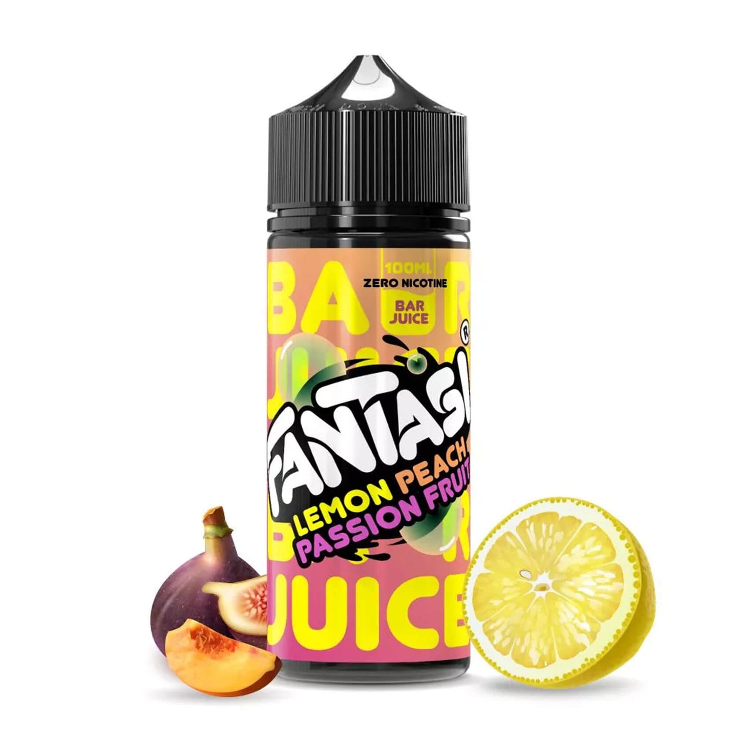 Lemon Peach Passion Fruit 50/50 E-Liquid (Zitrone Pfirsich Maracuja) | Fantasi