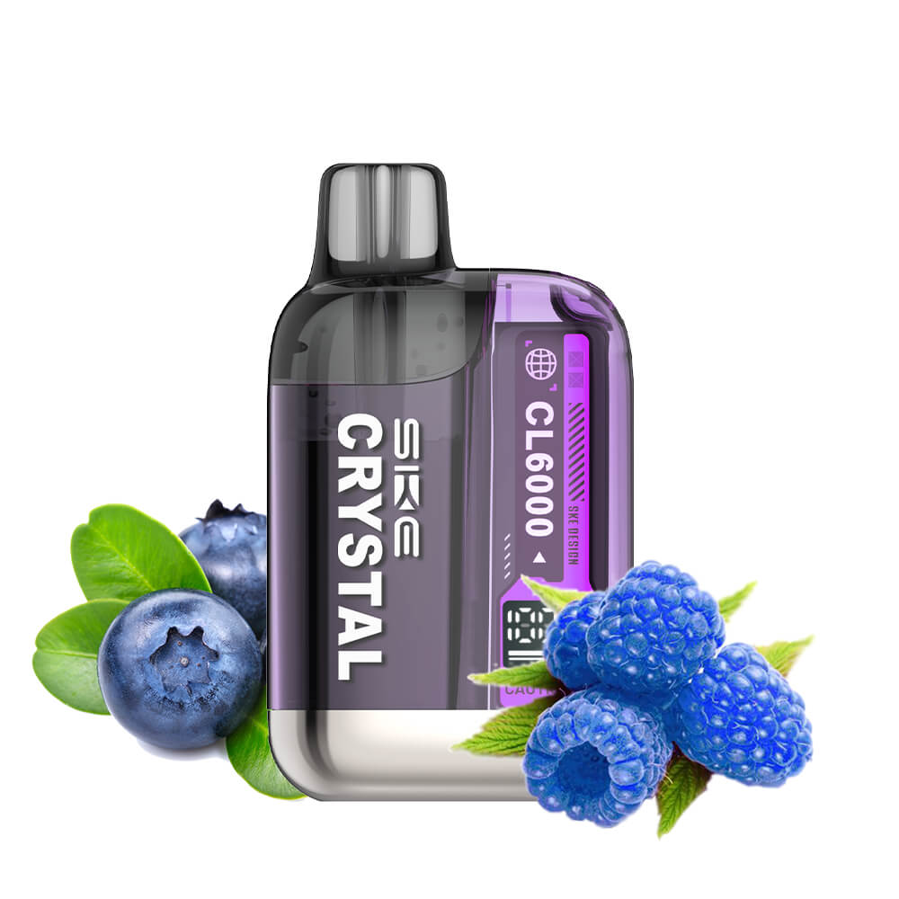 SKE Crystal CL6000 Blueberry Raspberry Starter Kit | Purple