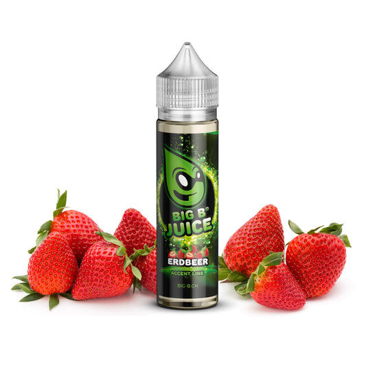 BIG B Juice Accent Line, Strawberry 50ml ''Shortfill'' E-Liquid (Erdbeere) | 70/30