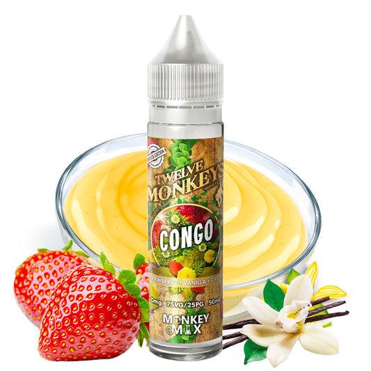 E-Liquid Congo Cream - Twelve Monkeys | 50 ml "Shortfill 60 ml" | 75/25
