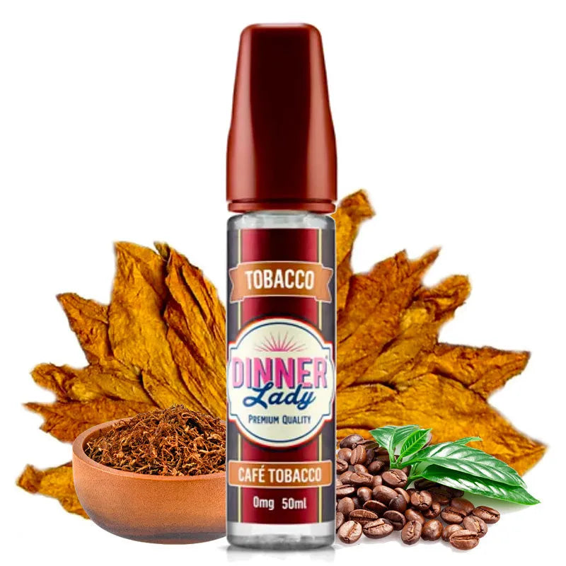 Dinner Lady Cafe Tobacco | 50ml Shortfill | 70/30 E-Liquid, buy Switzerland Fantasi Dinner Lady Cafe Tobacco | 50ml Shortfill | 70/30 E-Liquid, buy Switzerland Fantasi