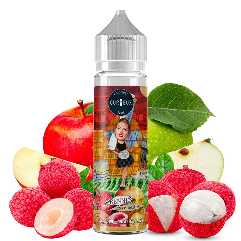 E-Liquid Rennes des Reinettes - Edition Hexagone by Curieux | 50ml "Shortfill 70ml" | 60/40