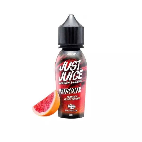 Just Juice Fusion Mango & Blood/Orange, 50ml, Liquido  70/30 (Mango e  arancia rossa) vendita Svizzera – Fantasi