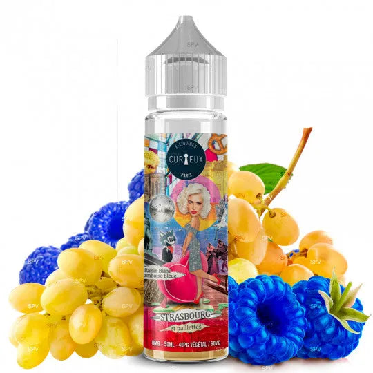 E-Liquid Strasbourg et Paillettes - Edition Hexagone by Curieux | 50ml "Shortfill 70ml" | 60/40 Switzerland Fantasi E-Liquid Strasbourg et Paillettes - Edition Hexagone by Curieux | 50ml "Shortfill 70ml" | 60/40 Switzerland Fantasi