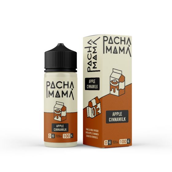 Pacha Mama - Apple CinnaMilk - 100ml, E-Liquid | 70/30 (Apfel & Zimt & Milch)