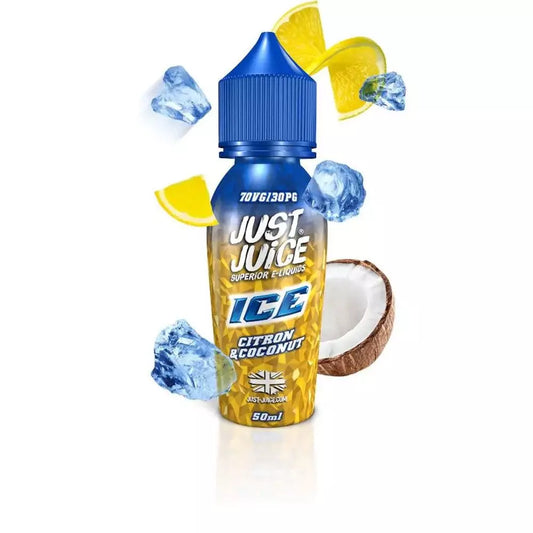 Just Juice Ice Citron & Coconut, 50ml, E-Liquid | 70/30 (Zitroneneis & Kokosnuss)