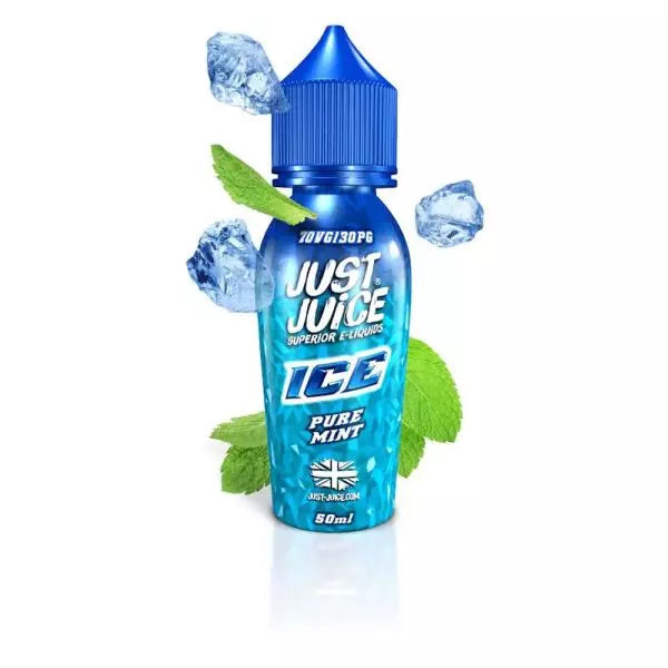 Just Juice Ice Pure Mint, 50ml, Liquido  70/30 (Ghiaccio Menta Pura) vendita  Svizzera – Fantasi