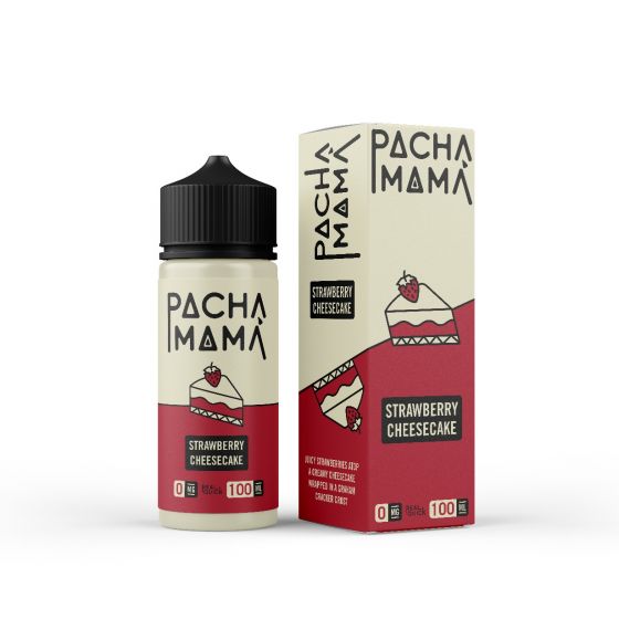 Pacha Mama - Strawberry Cheesecake - 100ml, Liquido