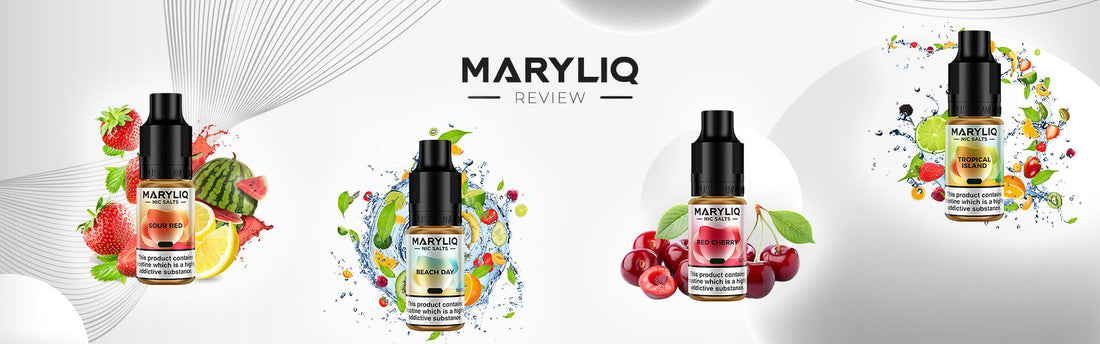 Maryliq Bewertung: Nachfüllbarer Vape mit verschiedenen Nikotinstärken