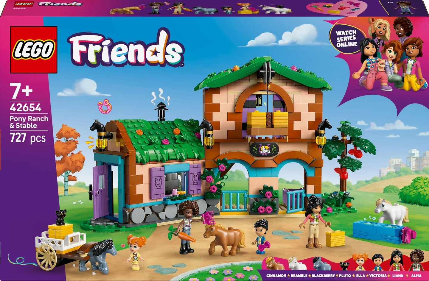 Poney club et écurie Lego Friends, 727 pièces, à partir de 7 ans