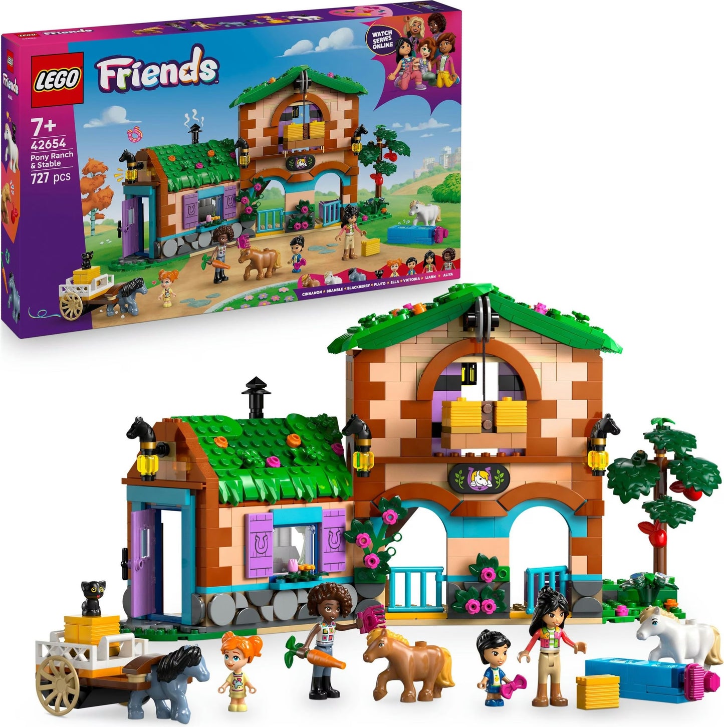 Poney club et écurie Lego Friends, 727 pièces, à partir de 7 ans