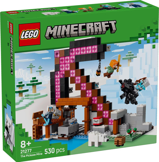 La mine à pioches Lego Minecraft, 530 pièces, à partir de 8 ans