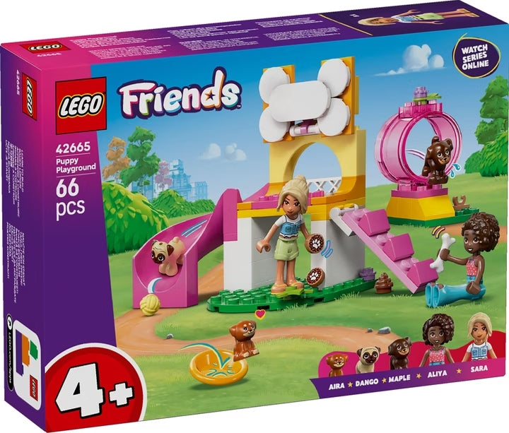 Lego Friends puppy playground, 66 pieces, ages 4 and up