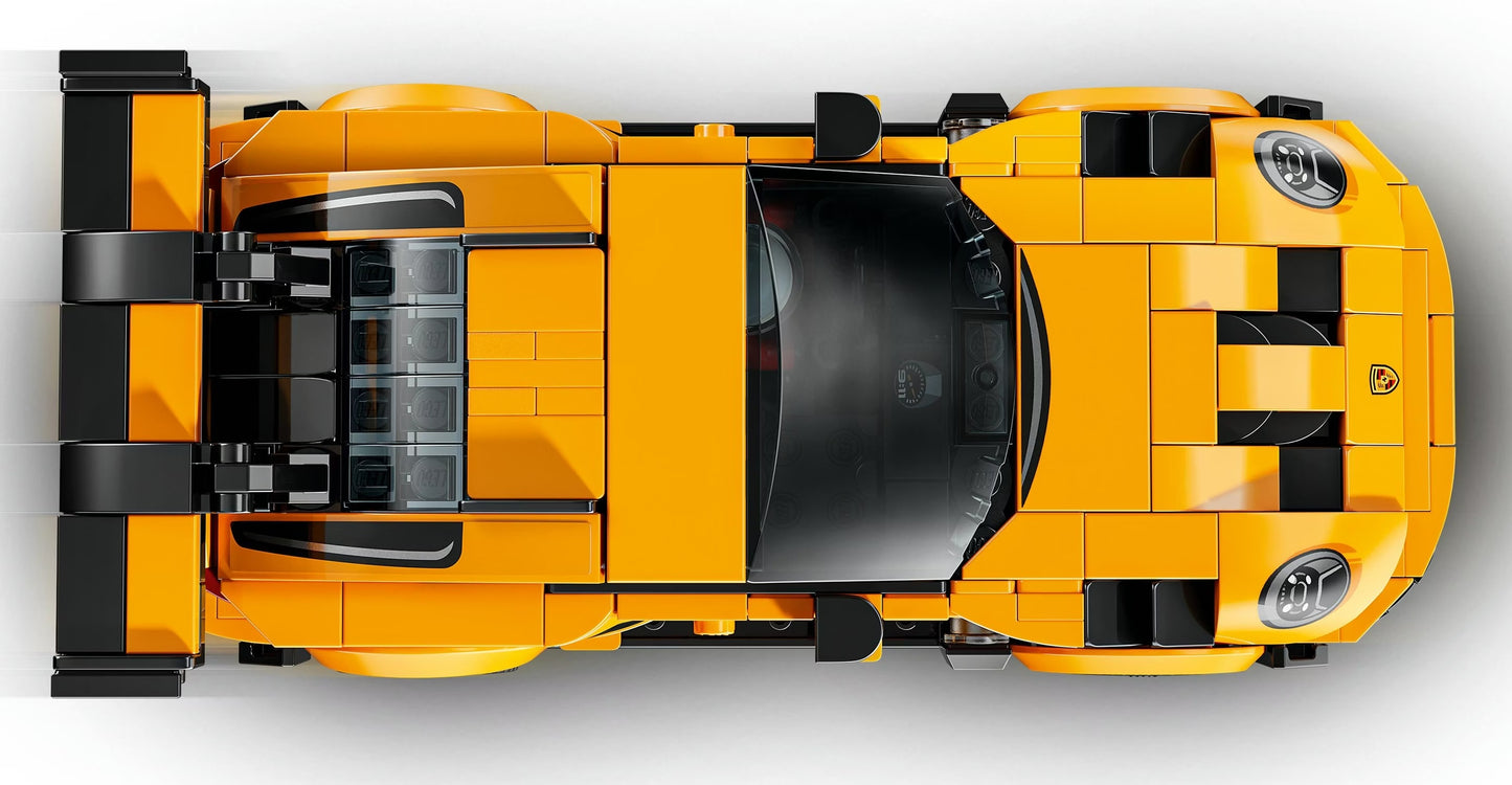 Porsche 911 GT3 RS Super Sports Car Lego Speed Champions, 348 pieces, ages 9 and up.