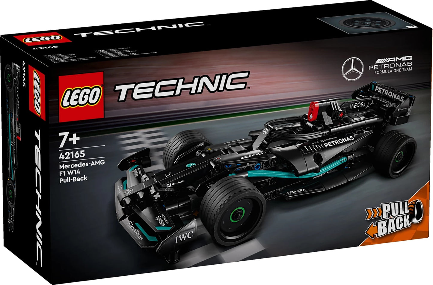 Mercedes-AMG Performance Pull-Back F1 W14 E, Lego Technic, 240 pieces, ages 7 and up