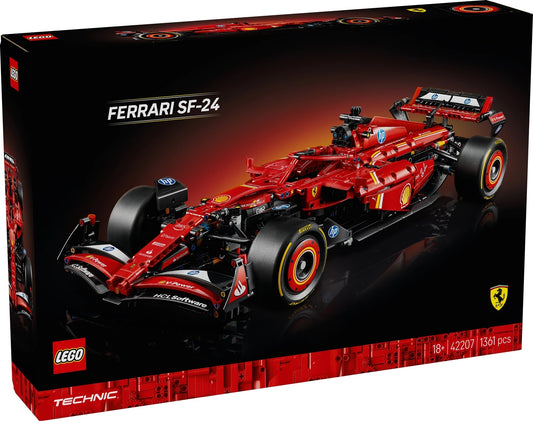 Ferrari SF-24 F1 Lego Technic, 1361 pièces, à partir de 18 ans