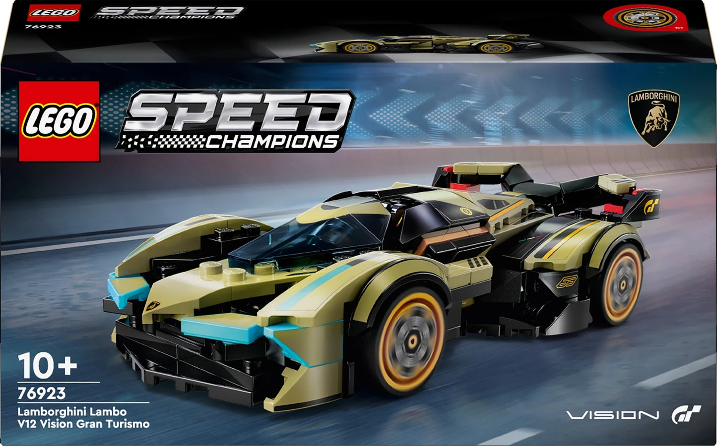 Lamborghini V12 Vision GT Super Car, Lego Speed Champions, 230 pièces, à partir de 10 ans