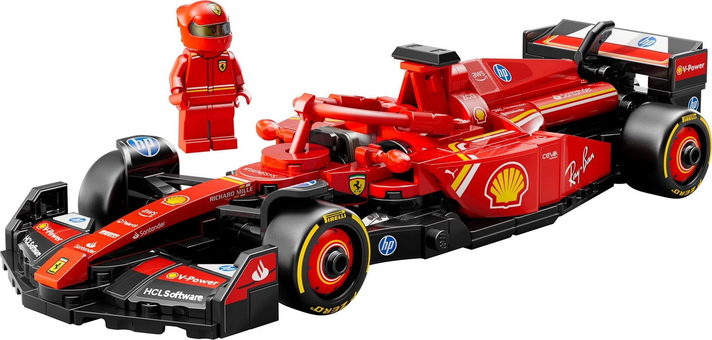 Ferrari SF-24 F1 Lego Speed Champions, 275 pièces, à partir de 10 ans