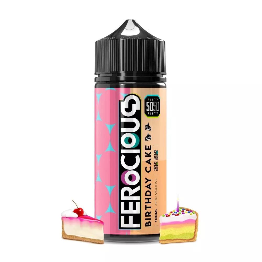 Birthday Cake 50/50 | Ferocious E-Liquid