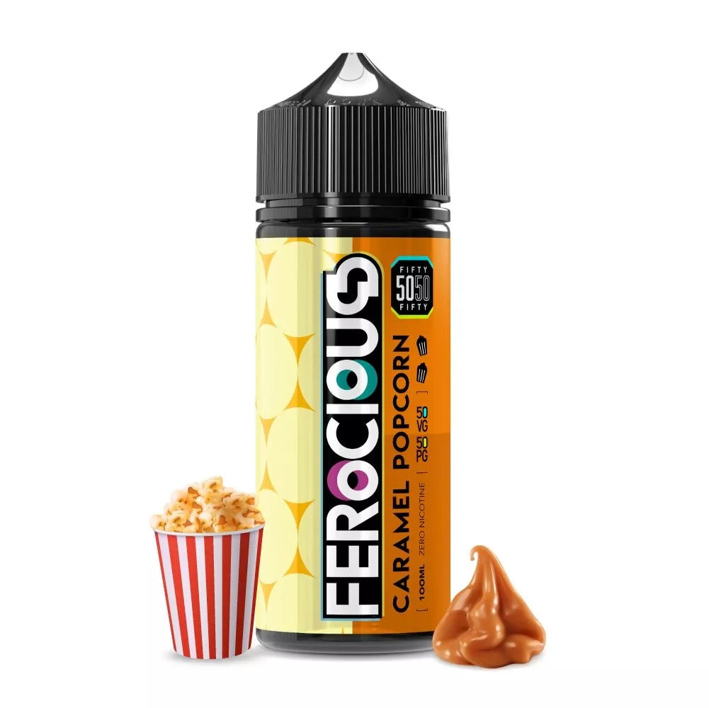 Caramel Popcorn 50/50 | Ferocious E-Liquid