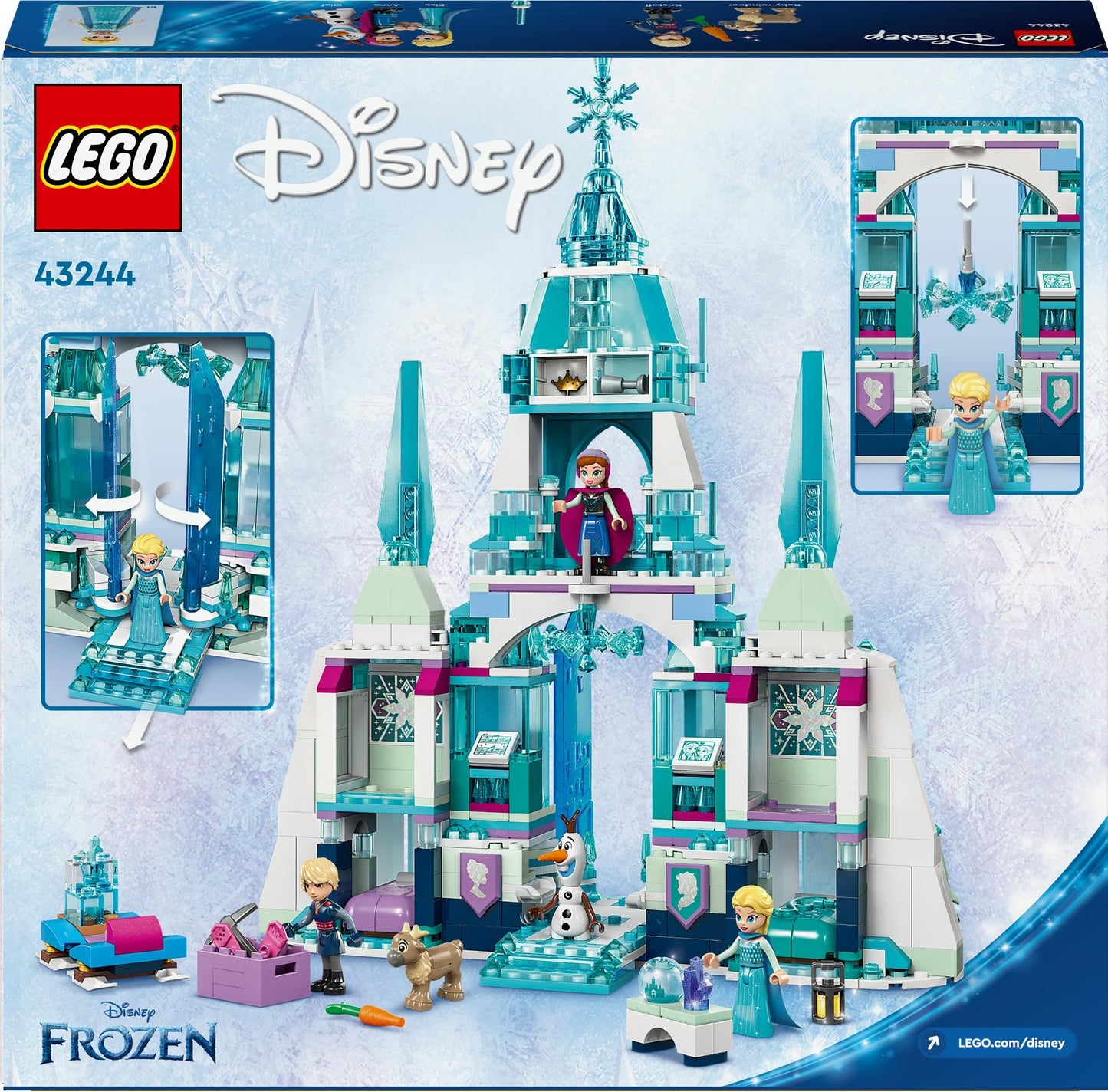 Elsa's Winter Palace Lego Disney Princess, 630 pieces, ages 6 and up