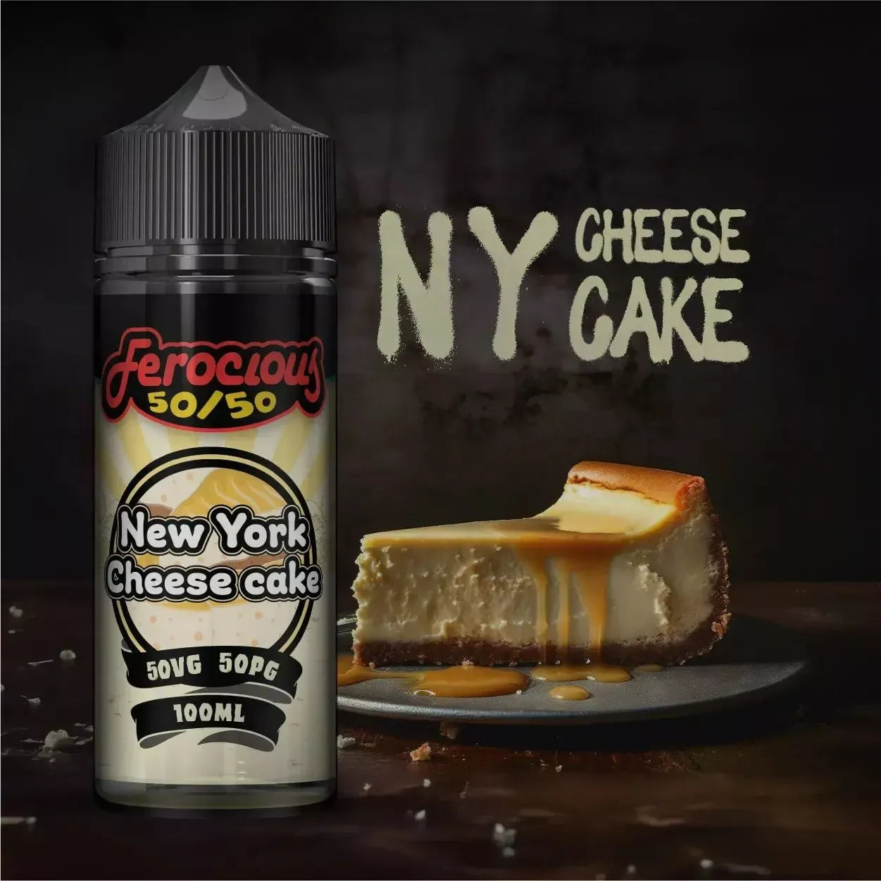 New York Cheesecake 50/50 | Ferocious E-Liquid