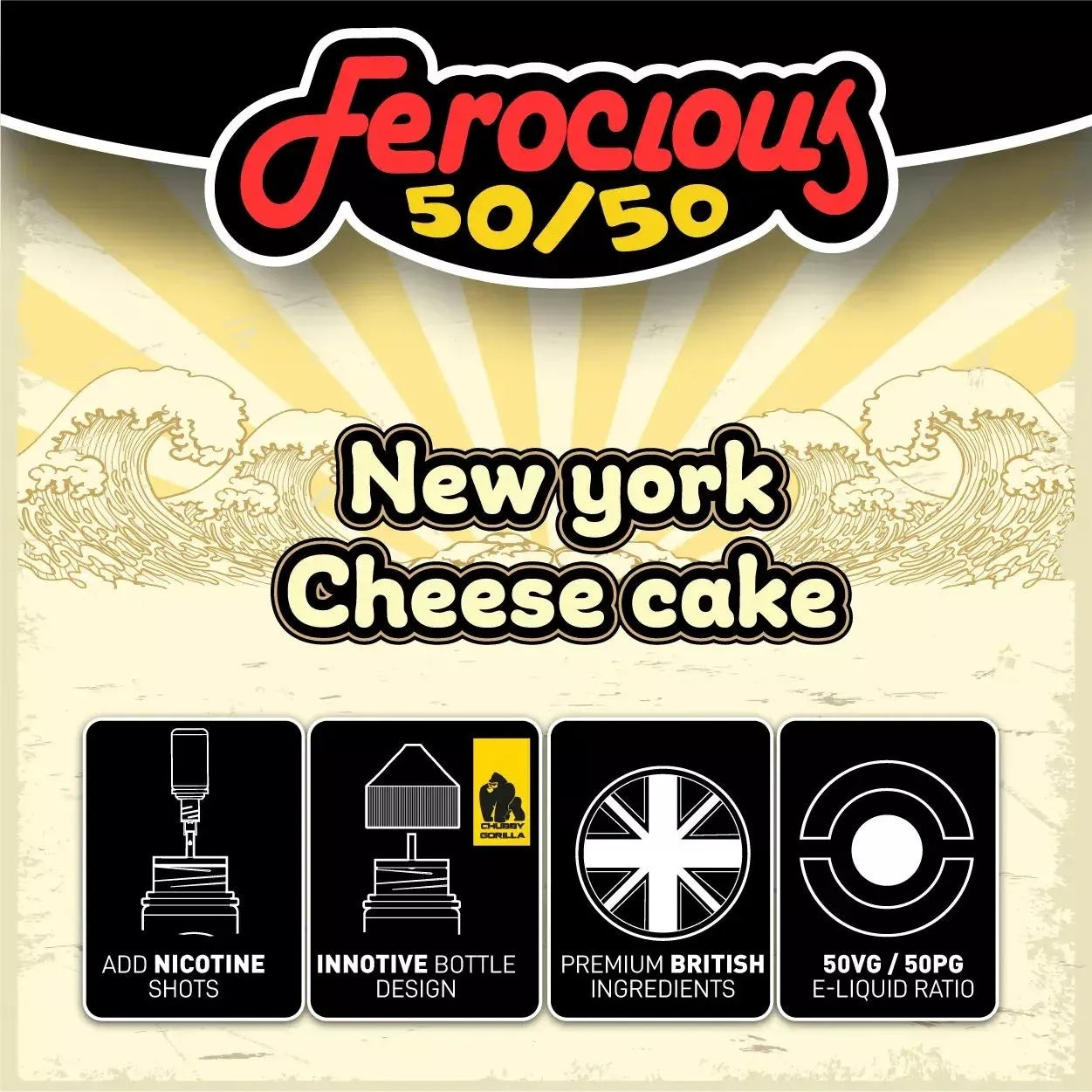 New York Cheesecake 50/50 | Ferocious E-Liquid