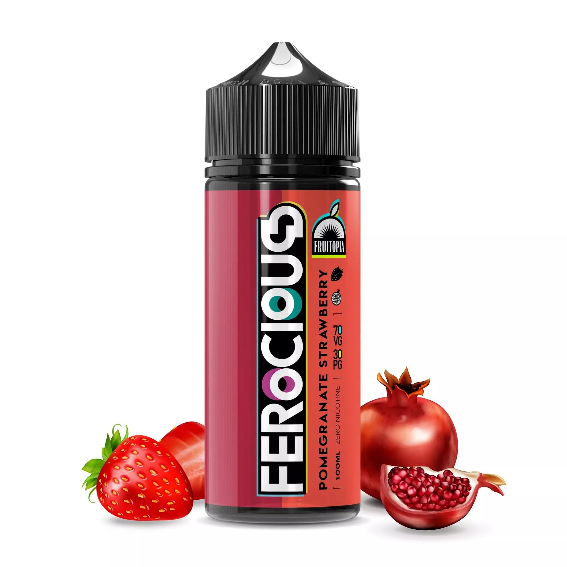 Pomegranate x Strawberry 70/30 | Ferocious E-Liquid