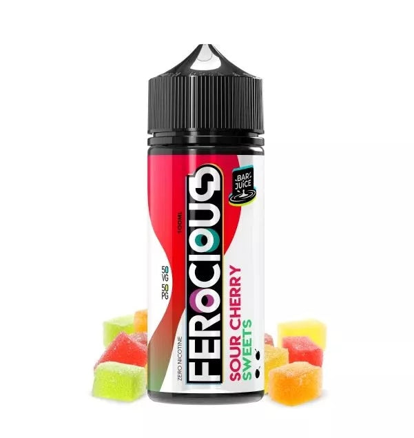 Sour Cherry Sweets 50/50 | Ferocious E-Liquid Bar Juice
