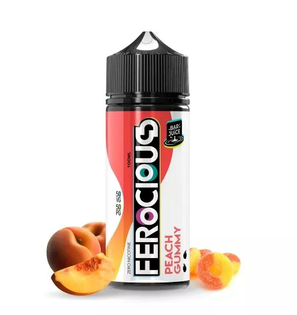 Peach Gummy 50/50 | Ferocious E-Liquid Bar Juice