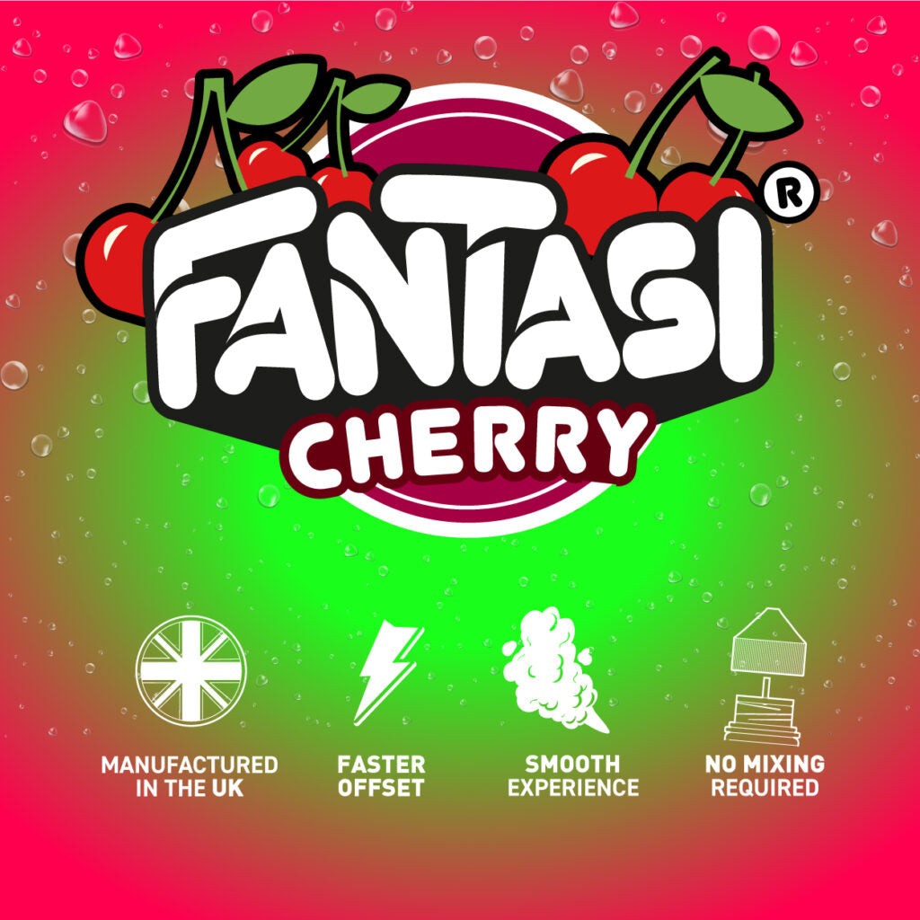 Cherry 10ml Sels de nicotine | 50/50 E-Liquide | Fantasi