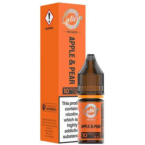 Apple & Pear 10ml Nic Salts | 20mg | 50/50 E-Liquid | Deliciu Vaporesso