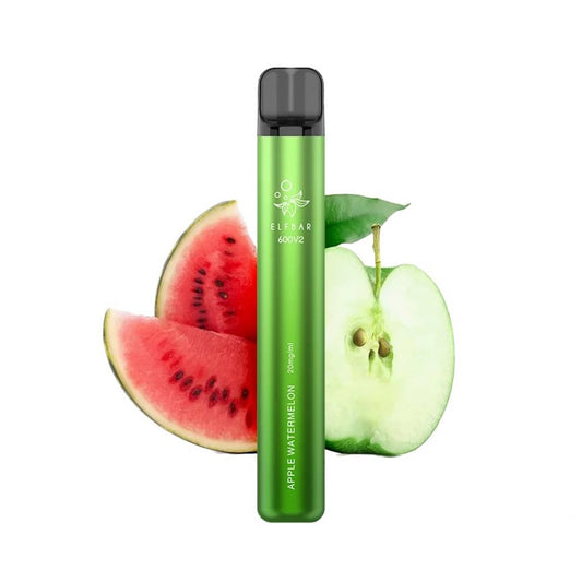Elf Bar V2 600 - Apple Watermelon 20mg - Disposable