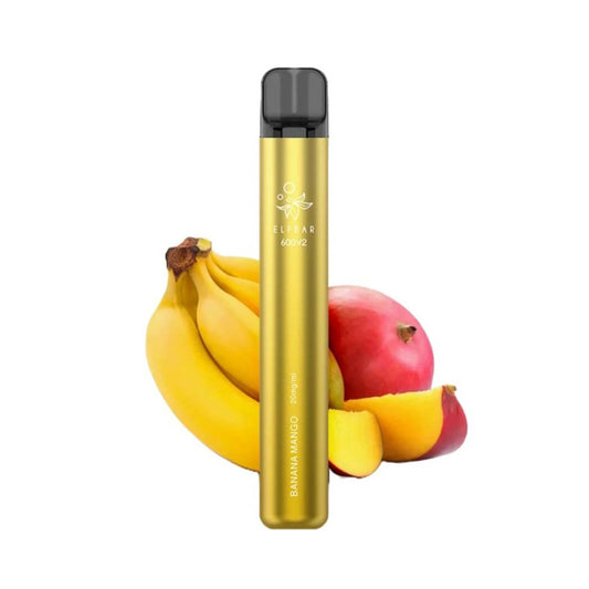 Elf Bar V2 600 - Banana Mango 20mg - Disposable