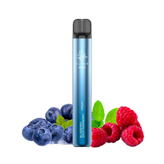 Elf Bar V2 600 - Blueberry Sour Raspberry 20mg - Disposable