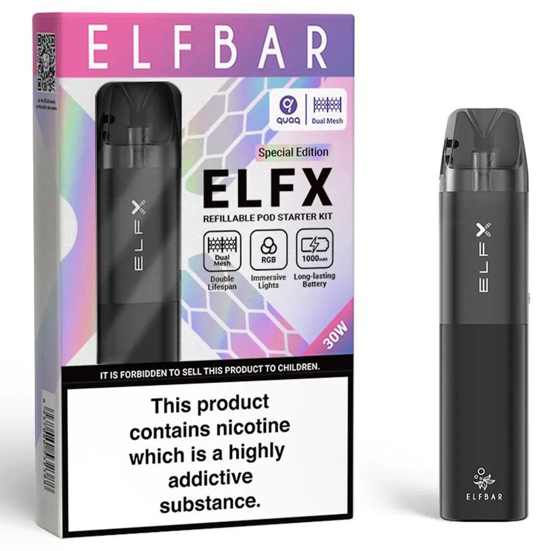 Elf Bar ELFX Pod Vape Kit en Suisse Fantasi Elf Bar ELFX Pod Vape Kit en Suisse Fantasi