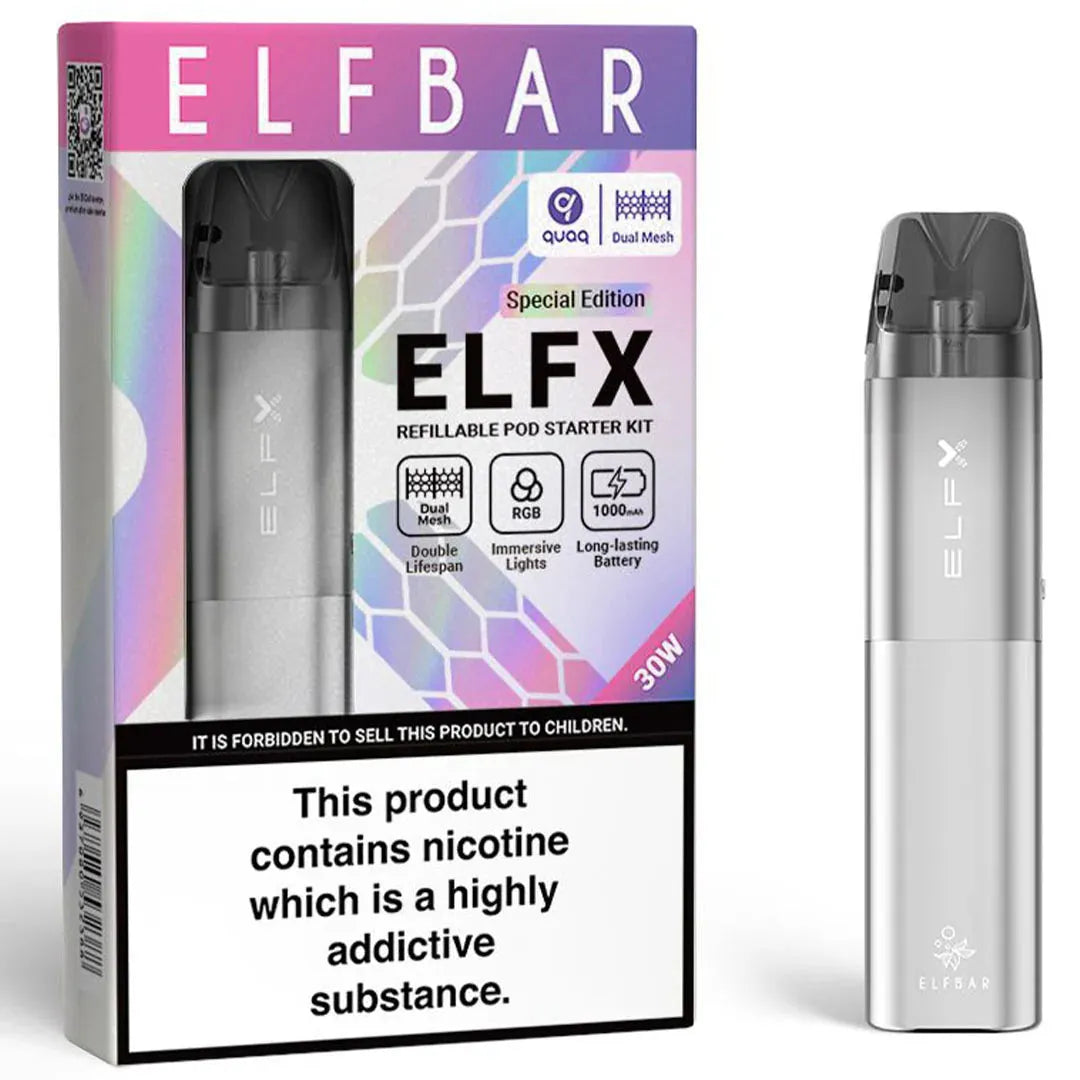 Elf Bar ELFX Pod Vape Kit en Suisse Fantasi Elf Bar ELFX Pod Vape Kit en Suisse Fantasi