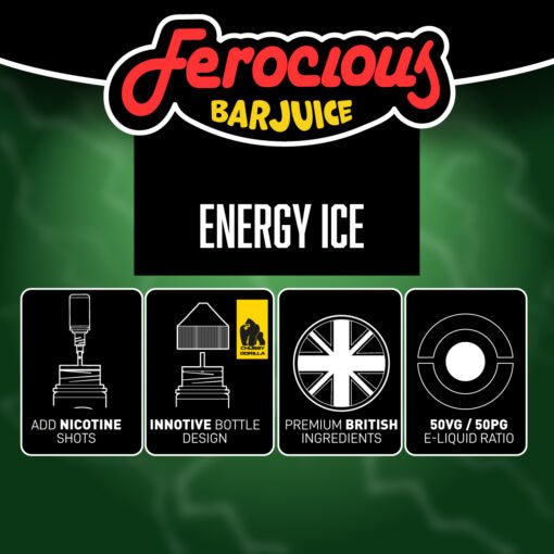 Energy Ice 50/50 | Ferocious E-Liquid