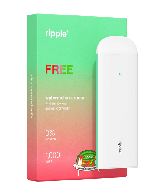 Ripple+ FREE watermelon aroma | Zero Nicotine Diffuser