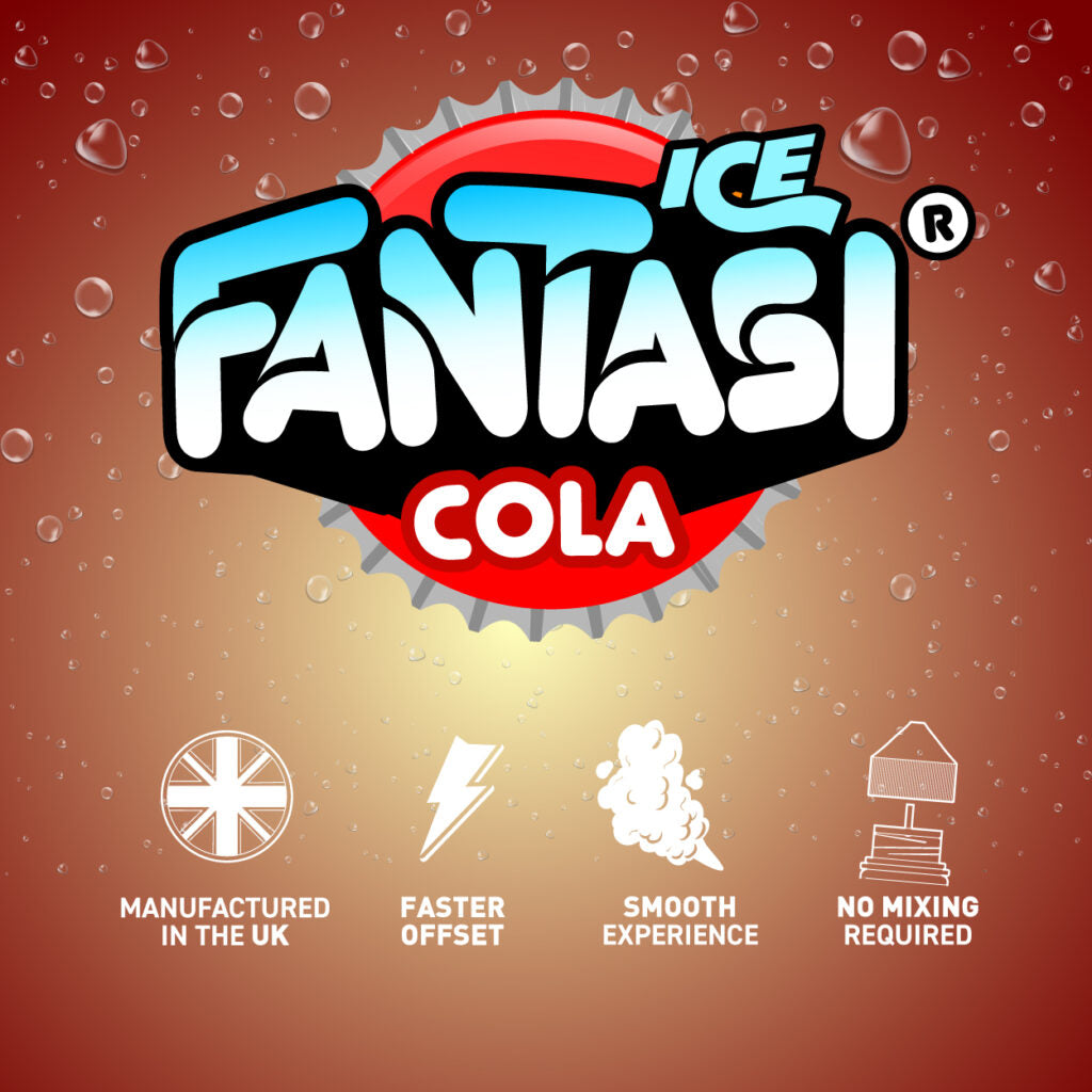 Cola Ice 10ml Sali di nicotina | 50/50 Liquido | Fantasi