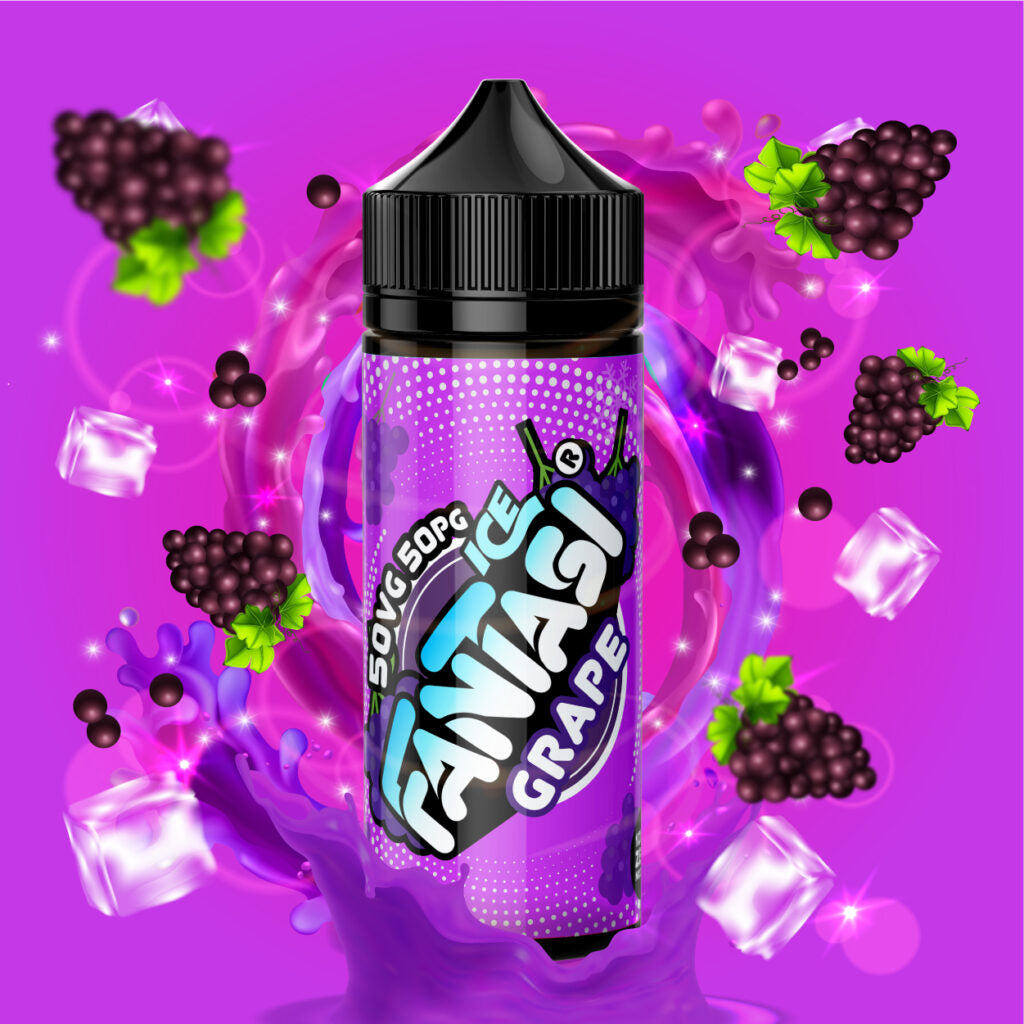 Grape Ice 50/50 E-Liquide (Glace au raisin) | Fantasi