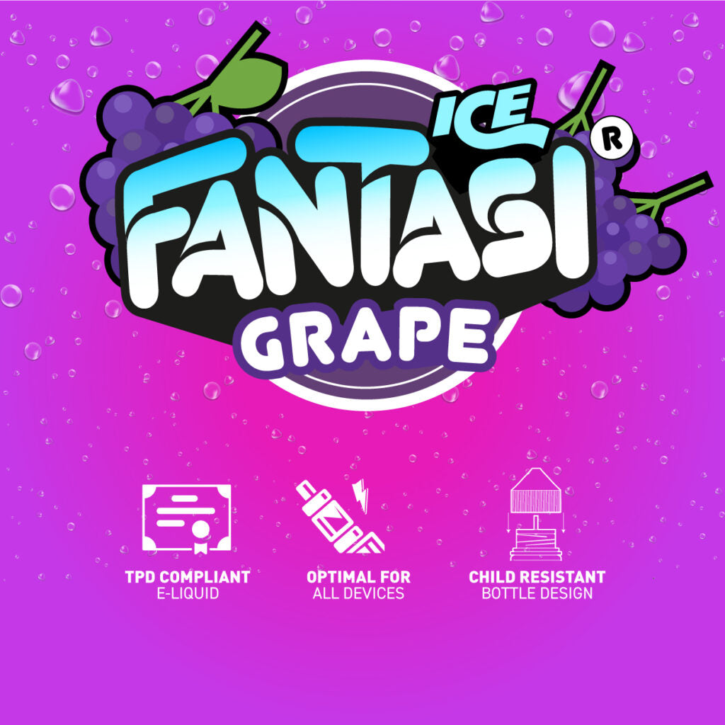 Grape Ice 50/50 E-Liquide (Glace au raisin) | Fantasi