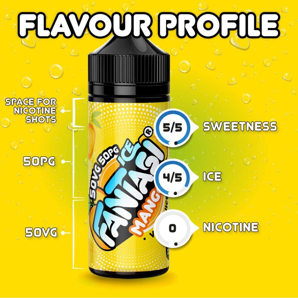 Mango Ice 50/50 E-Liquid | Fantasi