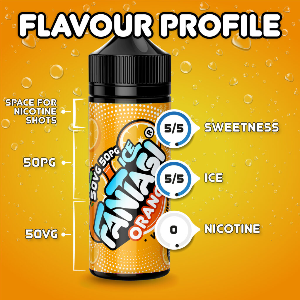 Orange Ice 50/50 E-Liquide | Fantasi