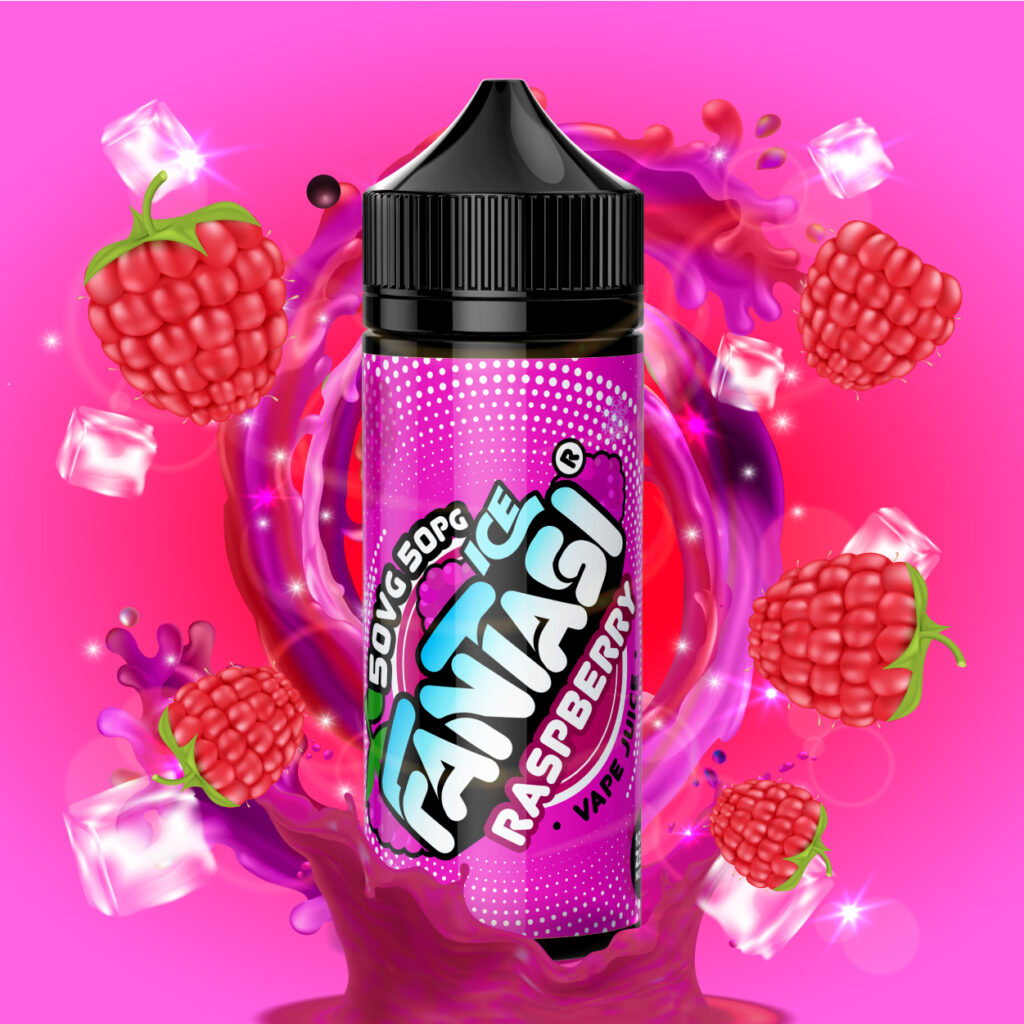 Raspberry Ice 50/50 E-Liquide (Glace Framboise) | Fantasi