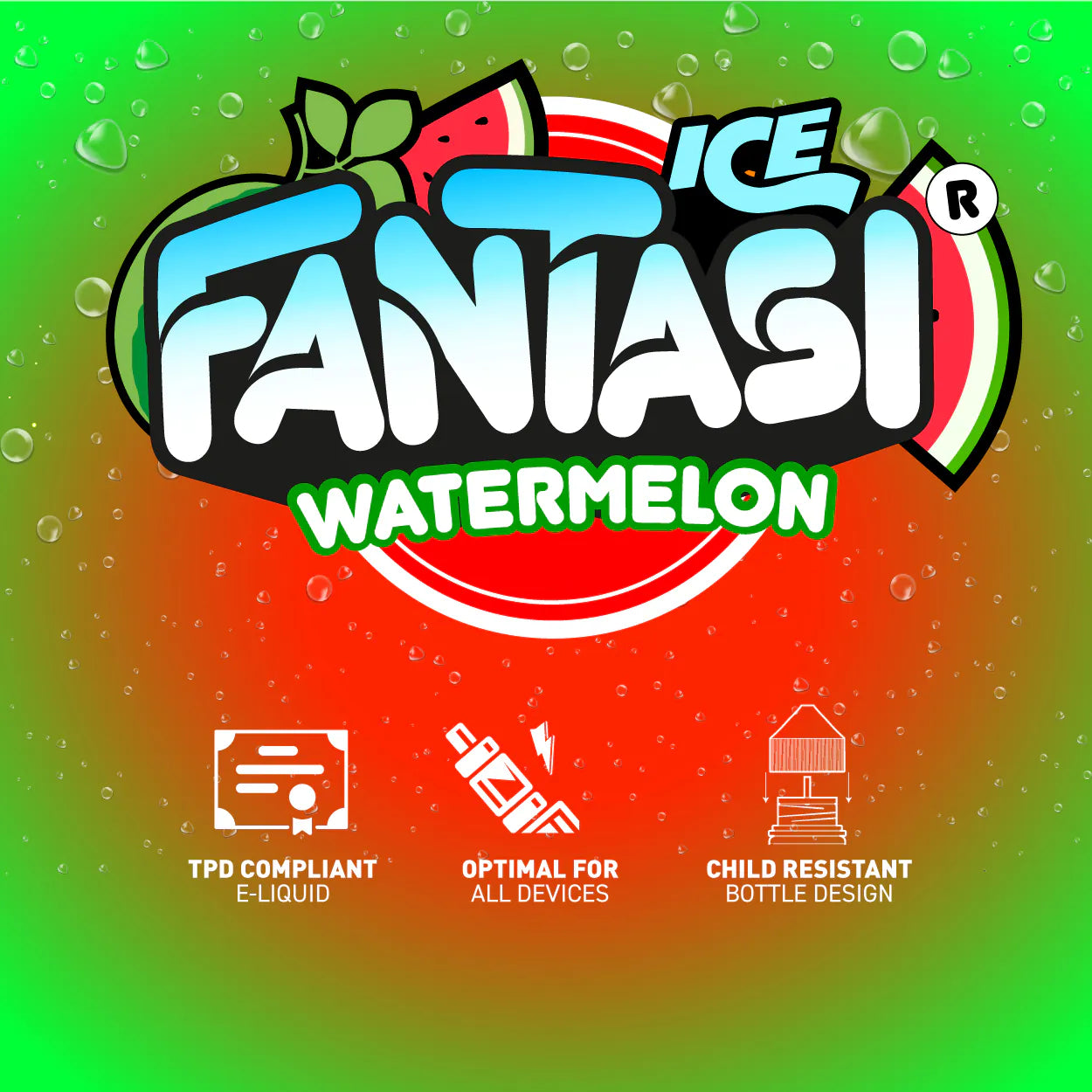 Watermelon Ice 50/50 Liquido (Gelato all'anguria) | Fantasi